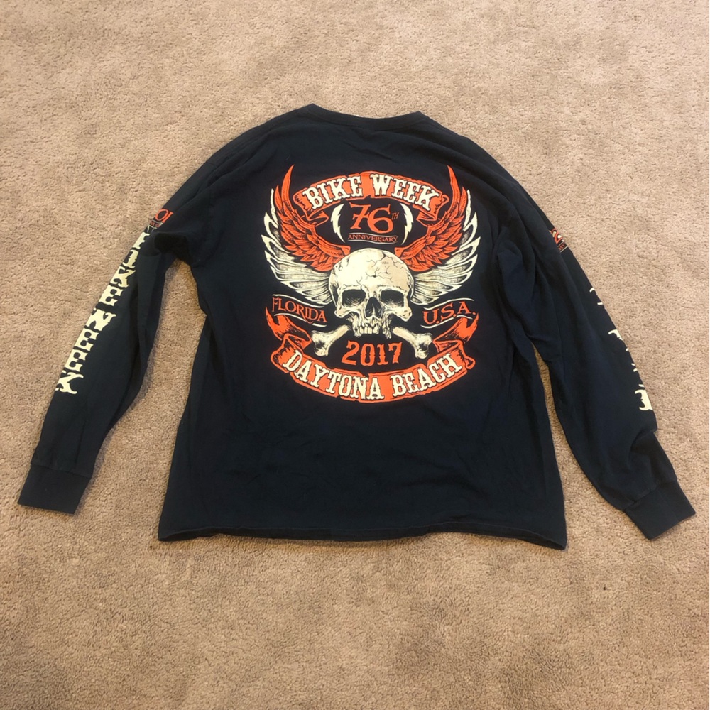 2017 Daytona Bike week long sleeve t shirt